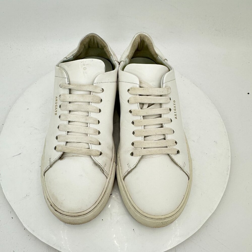 Axel Arigato Clean 90 Women Size 7.5 White Leather Low Top Casual Shoes - Picture 3 of 12